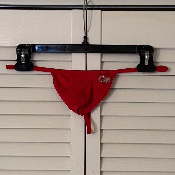 Cover Male Red Mesh G-String - Picture 2 of 3
